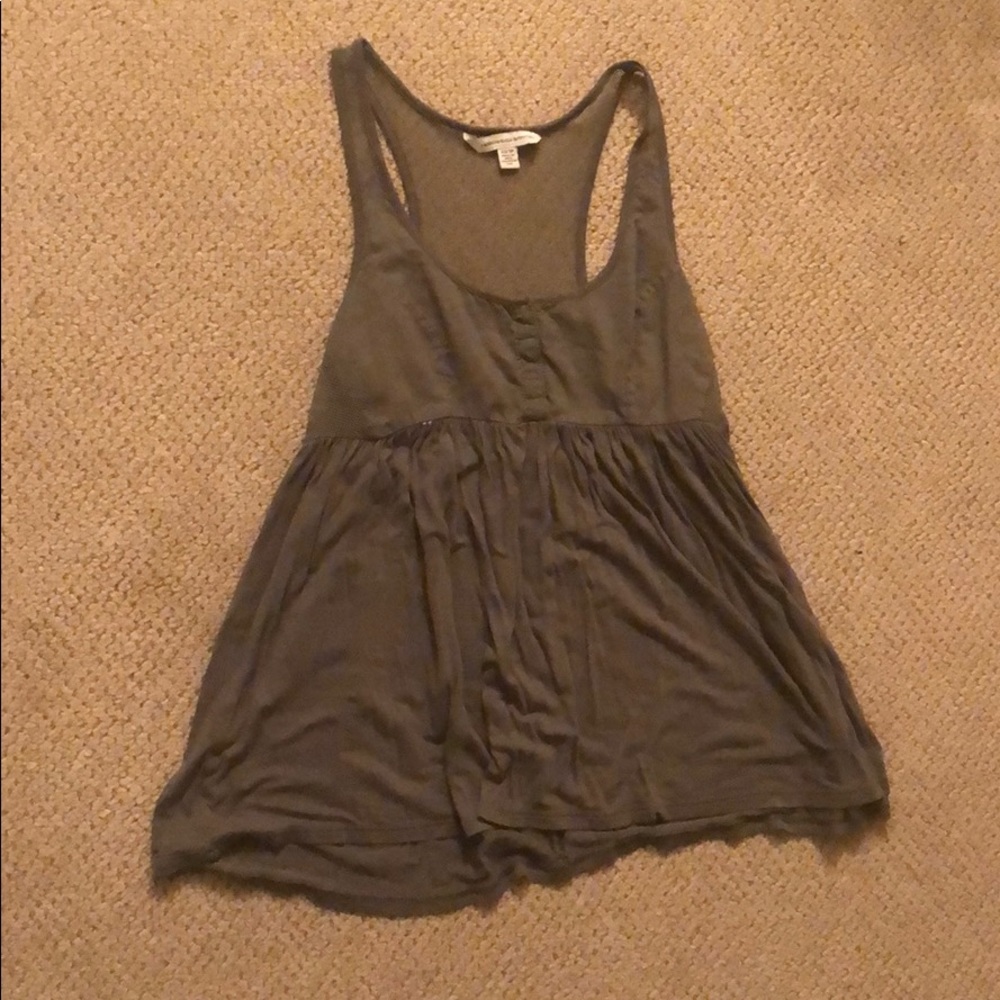 American Eagle Army Green Tanktop